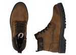 Rieker, gevoerde herenlaarzen, winterschoenen, breedte H, met rits COGNAC