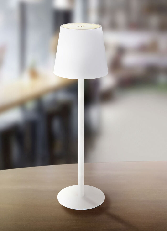 Moderne tafellamp voor binnen en buiten WIT
