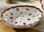 Schaal van hoogwaardig porselein, van Villeroy &amp; Boch WIT-ROOD
