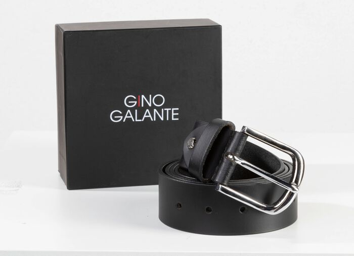 GINO GALANTE, modieuze herenriem inclusief doosje, 3,5 cm breed 