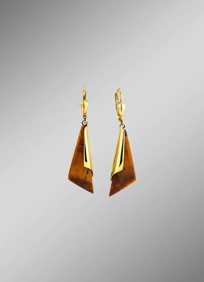 Oorbellen goud 375/- 