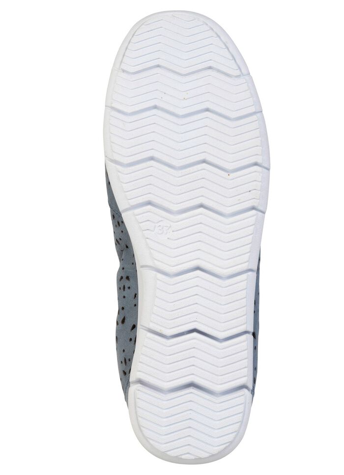 ELENA EDEN, zomerse damespantoffels, breedte G, met uitneembaar voetbed JEANS