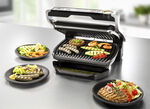 Tefal tafelgrill gemaakt van geborsteld roestvrij staal