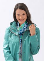 Sjaal met fantasie- en roofdierbontdessin 