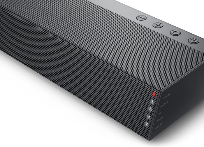 Philips 2.1 soundbar met draadloze subwoofer ZWART