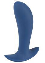 Zijdezachte anale plug met afstandsbediening 