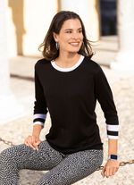 Een trui van zachte, soepele, fijngebreide kwaliteit 