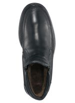 Enkellaarsjes met twee ritssluitingen aan de zijkant ZWART