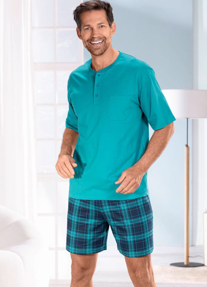 Shorty met knoopsluiting 