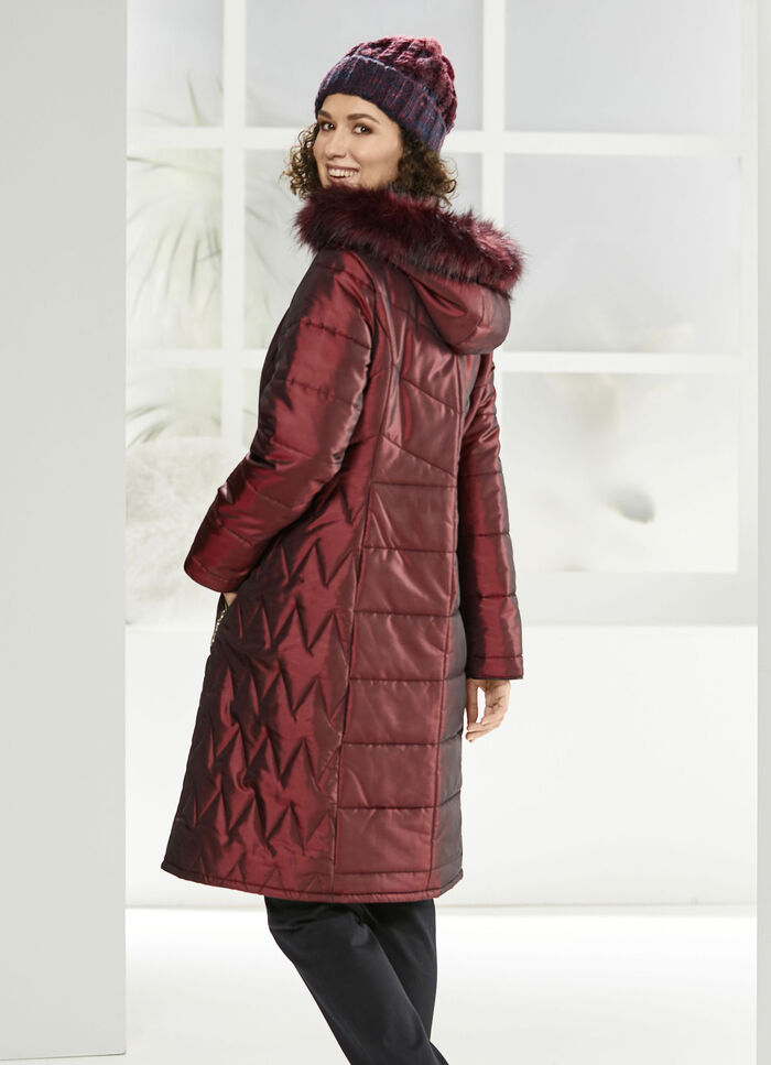 Jas met contrasterende bies 