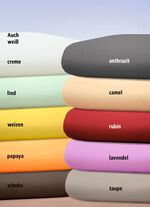 Luxe gedraaid jersey hoeslaken met elastaan CR&Egrave;ME