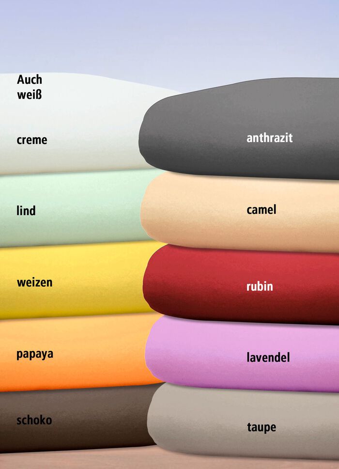 Luxe gedraaid jersey hoeslaken met elastaan CR&Egrave;ME