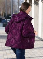 Functionele jas met afneembare capuchon 