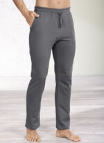 Slaap- en vrijetijdsbroek van zware jersey GRAFIT