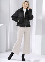 Enkellange, wijde broek BEIGE