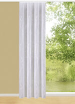 Lange jaloezie&euml;n met echt borduurwerk en universele railband 