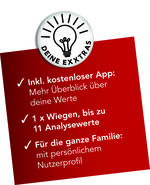 MAXXMEE lichaamsanalyseweegschaal met LCD-display 