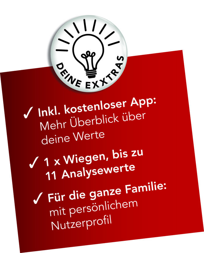 MAXXMEE lichaamsanalyseweegschaal met LCD-display 