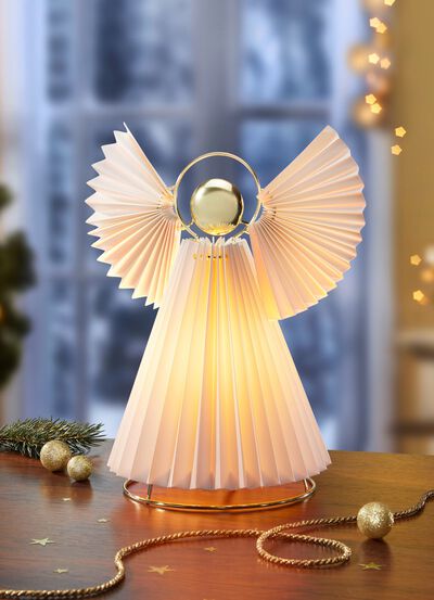 Verlichte decoratieve engel 