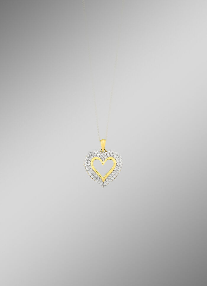 Harthanger met diamanten