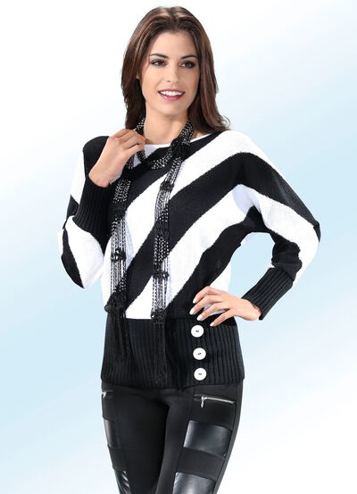 vleermuisvormige trui 