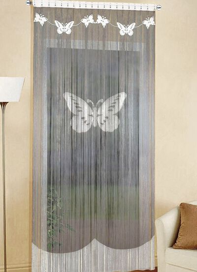 Draadgordijn &lsquo;passend voor gordijnroedes en rails 