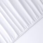 Jersey stretch elastaan hoeslakens Uitstekend van Florella WIT