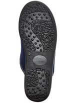 Set van twee pantoffels met comfortabele vulling BLAUW-ZWART