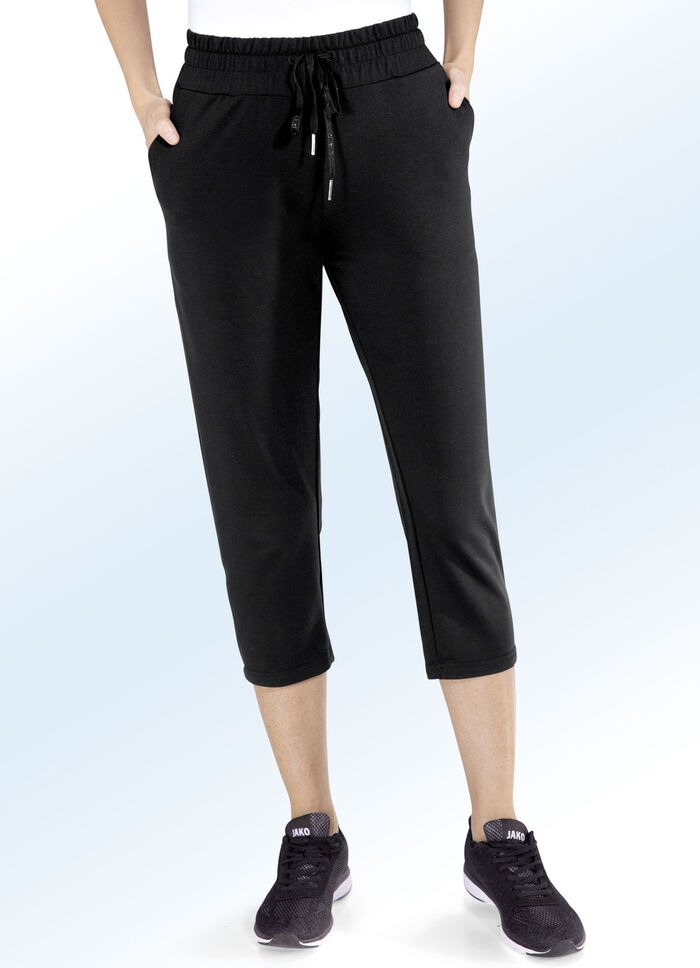 Capribroek van “LPO” in 3 kleuren ZWART