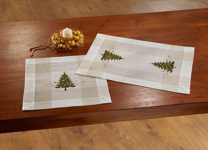 Tafel- en kamerdecoratie in linnenlook 