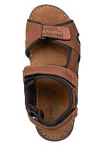 GINO GALANTE, sportieve herensandalen, met klittenbandsluiting BRAUN
