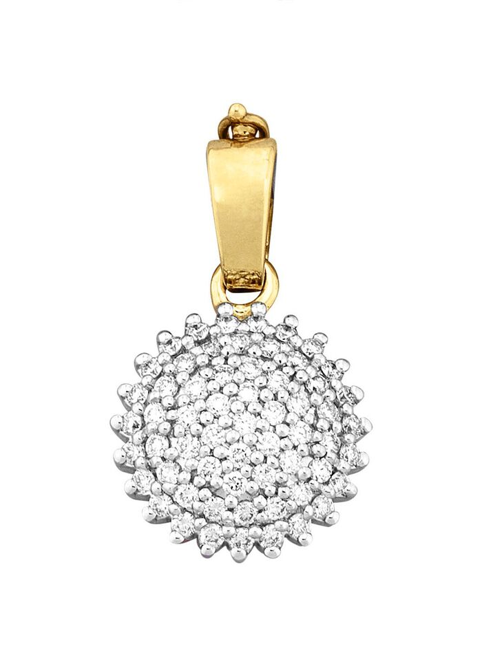 Edele hanger met 60 diamanten 