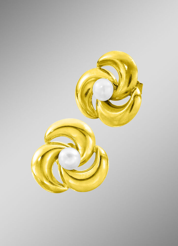 Oorbellen met bloemenontwerp 