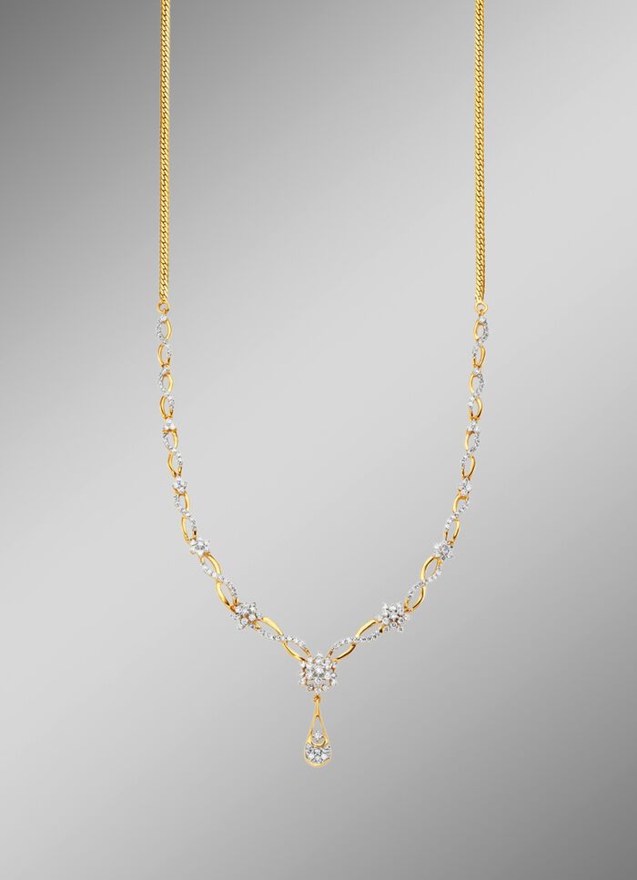Halsketting met 160 diamanten 