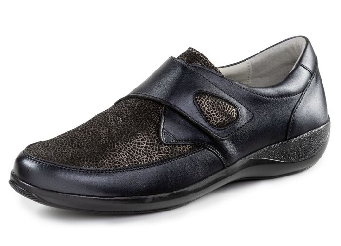 Schoenen met klittenband ZWART