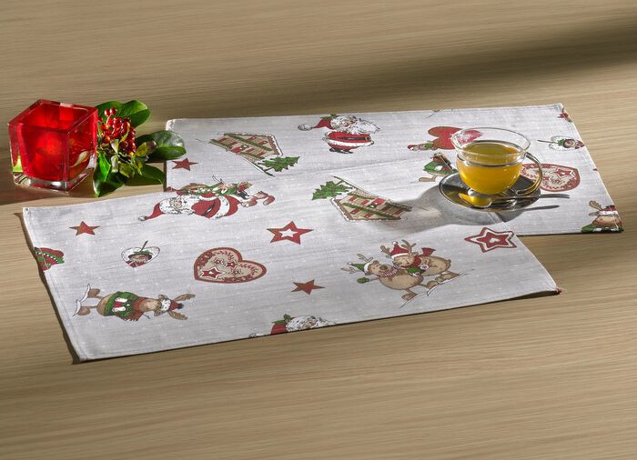 Tafel- en kamerdecoratie van katoen MULTICOLOR