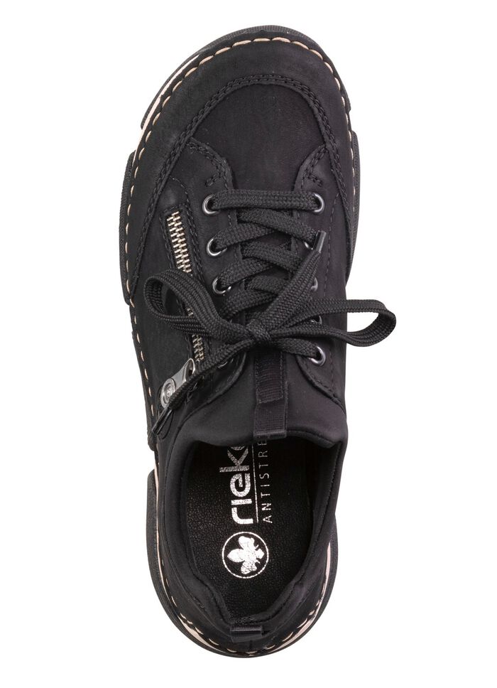 Rieker sneakers gemaakt van gearceerd synthetisch en textiel 