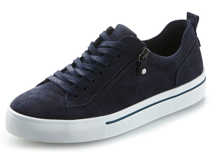 Te zachte su&egrave;de sneakers MARINE