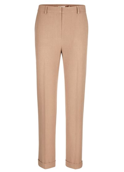 Broek met vaste manchetten 