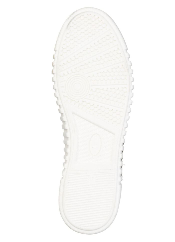 ELENA EDEN, stijlvolle damessneakers, breedte G, uitneembaar voetbed ZILVER