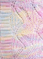 Trui in een hoogwaardig kleurverloop met subtiele glitters 