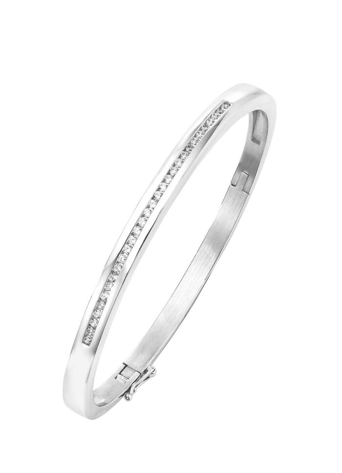 Elegante armband met synthetische zirkonia 