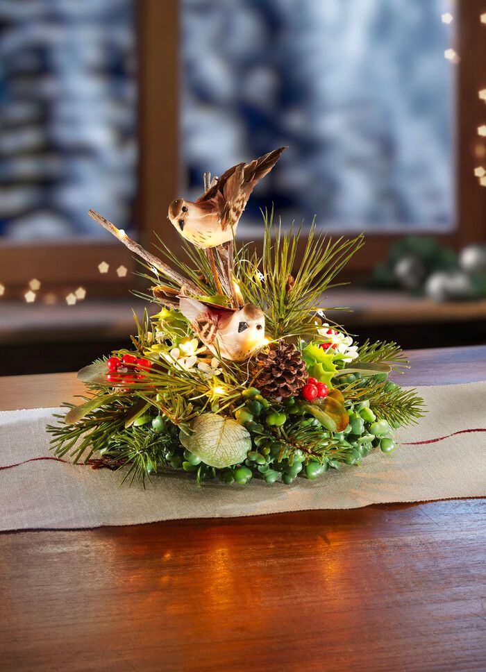 Verlichte tafelopstelling 