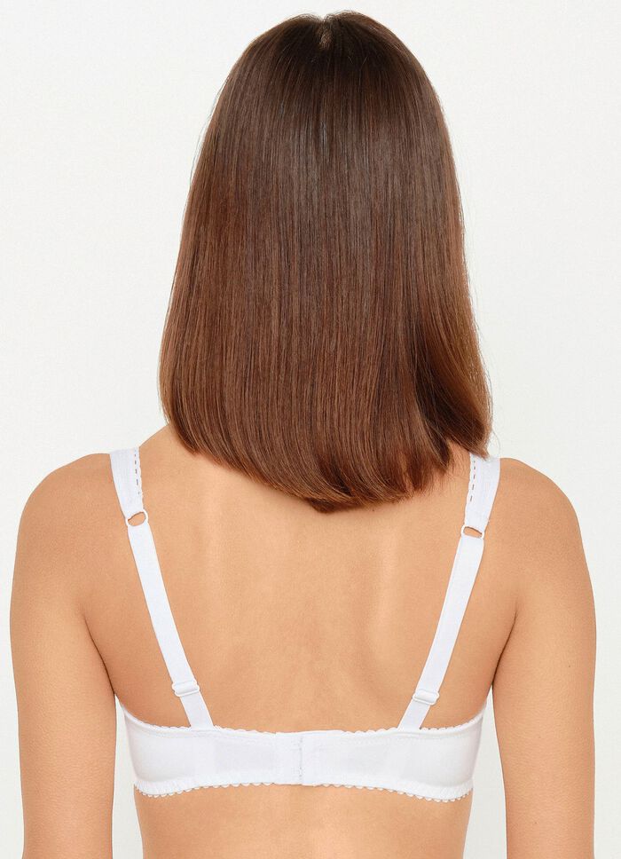 Susa dirndl-bh met gebloemd, elastisch kant aan de voorzijde 