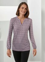 Interessant shirt in all-over design 