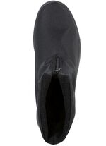 Enkellaarsjes met ritssluiting aan de voorkant ZWART