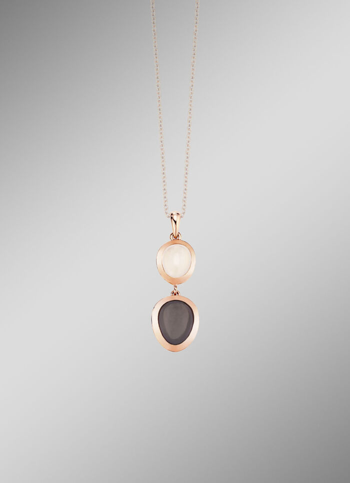 Magie van de Maan &ndash; Hanger met echte maansteen 