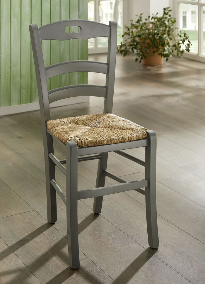 Eetkamerstoelen, set van 2, gemaakt van massief beukenhout GRIJS