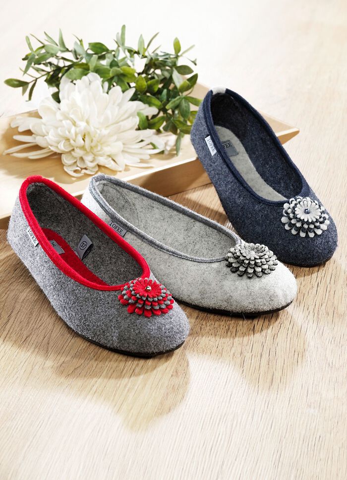 Comfortabele ballerinaschoenen met uitneembare binnenzool 