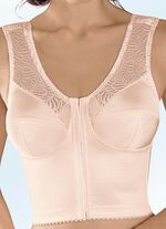 Lange Anita reli&euml;fbeha met sluiting aan de voorkant 